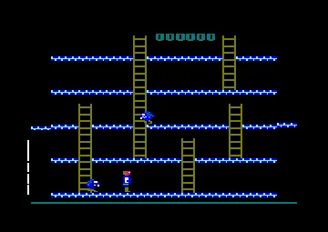 Digger (F) (1985) [Computing With The Amstrad] (Trainer) screen shot game playing